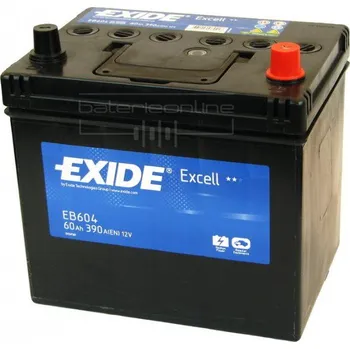 Autobaterie Exide Excell EB604 60Ah 12V 390A