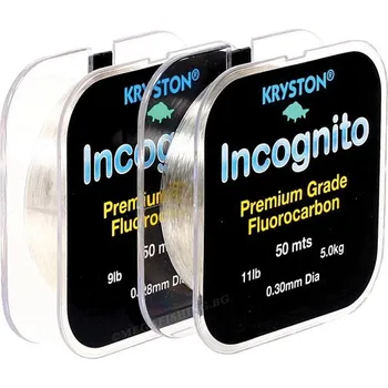 Kryston Fluorocarbon Incognito čirý 50 m