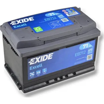 Exide Excell EB712 71Ah 12V 670A