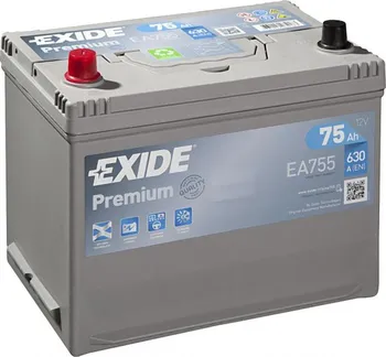 Autobaterie Exide Premium EA755 75Ah 12V