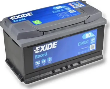 Autobaterie Exide Excell EB802 80Ah 12V 700A