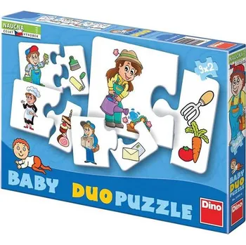 Puzzle Dino Baby Puzzle Profese 18 dílků