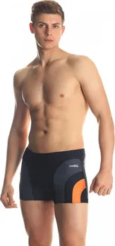 Pánské plavky Aqua-Speed Sasha černo/oranžové