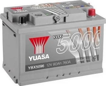 Autobaterie Yuasa YBX5096 12V 80Ah 760A