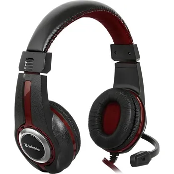 Sluchátka Defender Warhead G-185 černá/červená