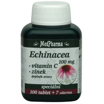 MedPharma Echinacea 100 mg + vitamín C + zinek