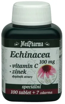 MedPharma Echinacea 100 mg + vitamín C + zinek