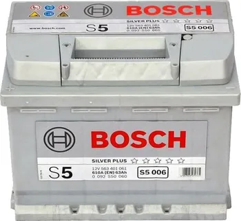 Autobaterie Bosch S5 12V 63Ah 610A 0092S50060