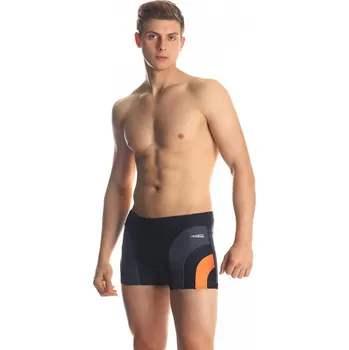 Pánské plavky Aqua-Speed Sasha černo/oranžové