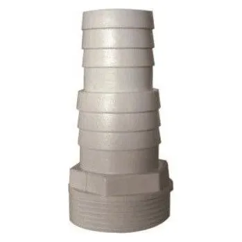 Hadicový trn ABS závit 1 1/2 x 1 1/2" trn - bílý ABS plast, pro připojení bazénové hadice 0.1kg (311470)
