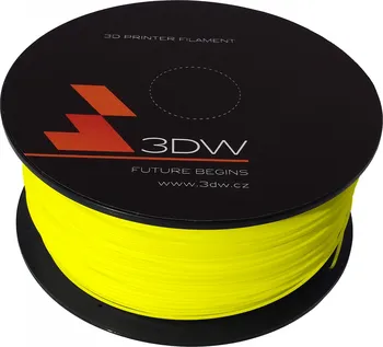 Struna k 3D tiskárně 3DW PLA žlutá (D12302) 2,9 mm/1 kg