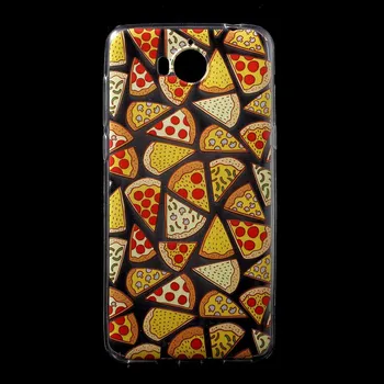 Pouzdro na mobilní telefon Pouzdro TVC "Pizza" pro Huawei Y5 (2017) / Y6 (2017)