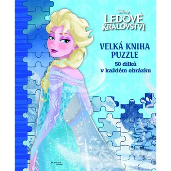 Leporelo Ledové království: Velká kniha puzzle - Egmont