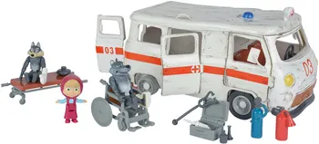 Figurka Simba Máša a medvěd Ambulance hrací set