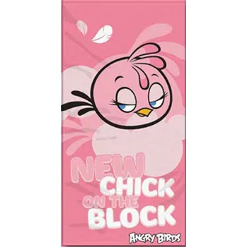 Halantex Osuška Angry Birds Stella růžová 70x140 cm