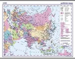 Asie příruční politická mapa 1:35 000…