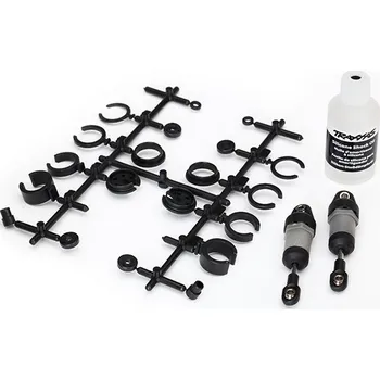 RC náhradní díl Traxxas 4-TEC 2.0 tlumiče Ultra Shocks šedé