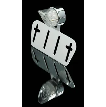 Osvětlení pro motocykl Led Mini Universal Nose moto světlo s držákem Spz