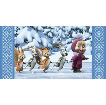 Faro Plážová osuška Máša a Medvěd 70 x 140 cm