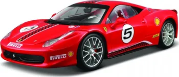 autíčko Bburago Ferrari 458 Challenge 1:24 červená