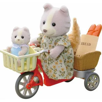 Figurka Sylvanian Families 2236 Psí rodinka na kole