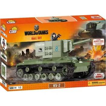 Stavebnice COBI Recenze Cobi 3004 World of Tanks KV2