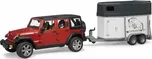 Bruder 2926 Jeep Wrangler s přepravou…