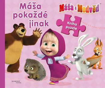 Leporelo Máša a medvěd: Máša pokaždé jinak - Kniha puzzle