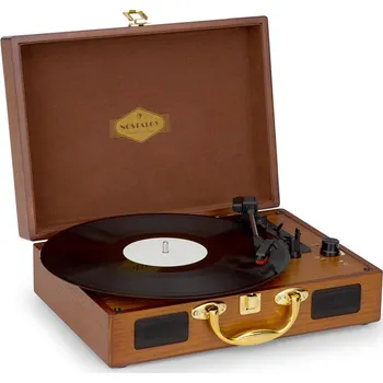 Gramofon Auna Peggy Sue TTS6 dřevo/zlatý