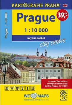 Prague City centre in your pocket 1:10 000 - Kartografie Praha (EN)