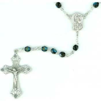 Růženec Růženec ketlovaný, černý AB L1177 Růženec ketlovaný L1177