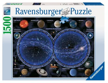Puzzle Ravensburger Hvězdná mapa oblohy 1500 dílků