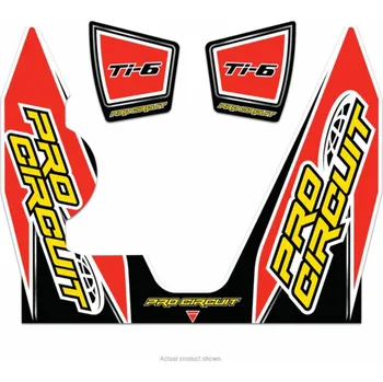Výfuk pro motocykl Set samolepek na výfuk PRO CIRCUIT YAMAHA YZ 450F EXHAUST STICKER KIT TI-6