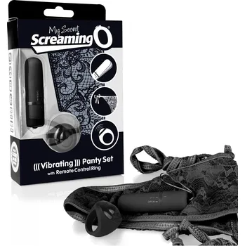 Dámské erotické kalhotky The Screaming O Remote Control Panty Vibe Černá