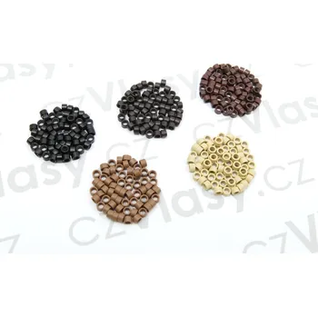 Kroužky micro ring - 20 ks Barva: blond