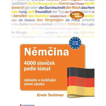 Německý jazyk Němčina 4000 slovíček podle témat – Ervin Tschirner