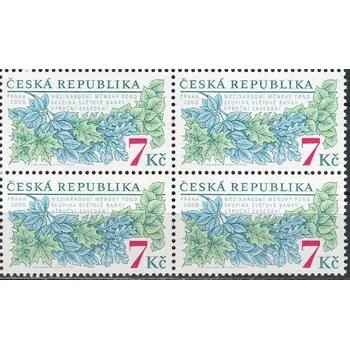 Poštovní známka Česká pošta (2000) č. 270 ** - ČR - 4-bl - Výroční zasedání MMF