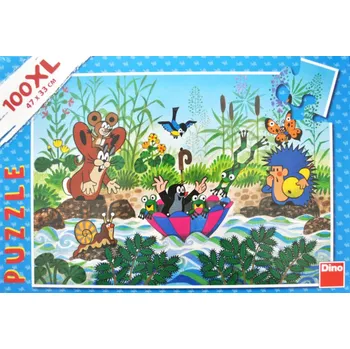 Puzzle Dino Krtečkova plavba XL 100 dílků