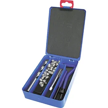 Sada nářadí Sada na opravu závitů brzdových třmenů M9x1.25, nerezové vložky, Triumf (Triumf)