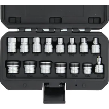 Nářadí na výměnu oleje Hlavice zástrčné a nástrčné na olejové výpustě magnetické- sada 15 dílů, Triumf (Triumf- profi)