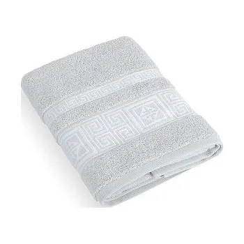 Sprchový závěs Froté osuška Řecká kolekce 70x140 cm sv.šedá