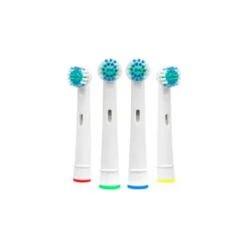 Náhradní hlavice k elektrickému kartáčku Náhradní hlavice kompatibilní s Oral-B Sensitive EBS17 4 ks