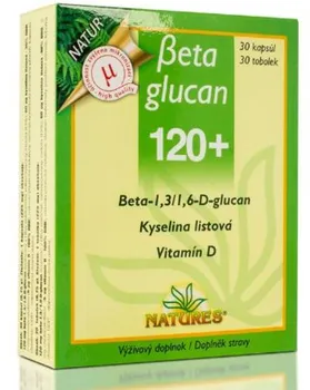 Přírodní produkt Natures Beta Glucan 120+ 30 cps.