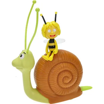 Mikro Trading Včelka Mája s jezdícím šnekem 14cm