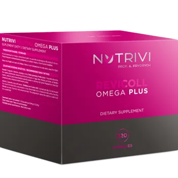 Přírodní produkt Nutrivi Revicoll Omega Plus + Vitamin K2MK7 60 cps.