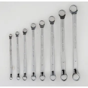 Sada nářadí Klíče očkové 6 - 22 mm, 8 dílů, v plastovém pořadači, Triumf (Triumf - profi)