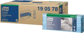 Utěrka Tork Industrial Low-Lint W4 modrá - 1 karton / 5 balíčků