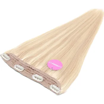 Příčesek czVlasy.cz Zhušťující clip in pás odstín 27/613 Délka pásu: 40 cm, Hmotnost: 50-55 gramů