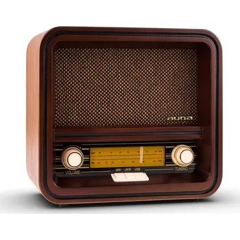 Radiopřijímač Auna BelleEpoque-1901 hnědé