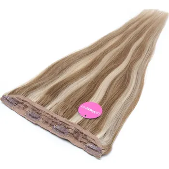 Příčesek czVlasy.cz Zhušťující clip in pás odstín 12/613 Délka pásu: 40 cm, Hmotnost: 50-55 gramů
